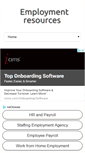 Mobile Screenshot of employmentresources.us